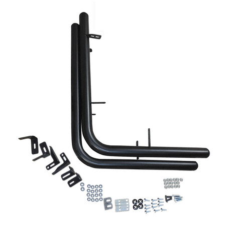 Black rear corner - bar, for