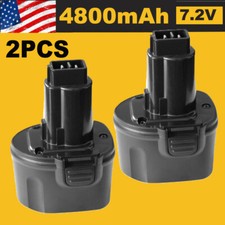 2x 7.2V 4.8Ah NIMH Battery for