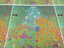 GUSTAV KLIMT FLOWER GARDEN -