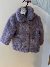 girls tu kids lilac coat size