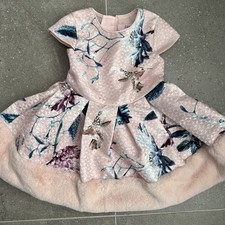 Ted Baker Girls Faux Fur Trim