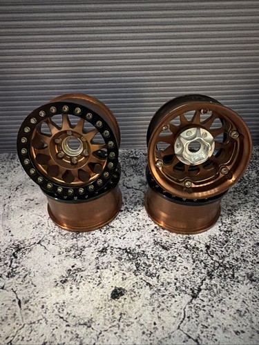 Metal wheels bronze black - metal,