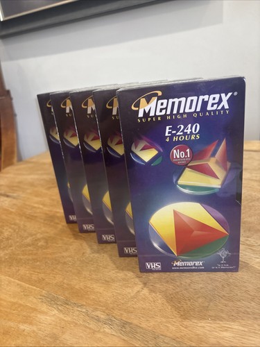 Memorex 240 blank vhs hour - vhs, 4-hour
