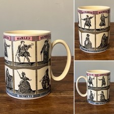 Wedgwood ~ WILLIAM SHAKESPEARE, PLAYWRIGHT AND POET Mug ~ Characters From Plays