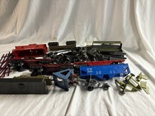 Vintage Marx 2 rail 027 gauge train track & MIXED LOT LIONEL AND MARX TRAIN 1