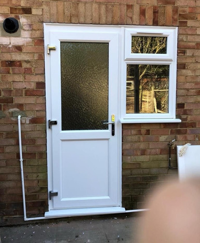 White upvc double - white,
