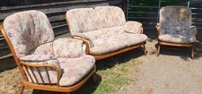 Ercol 5 Pce Suite  Design No. 205 Windsor Back In Very Good Condition