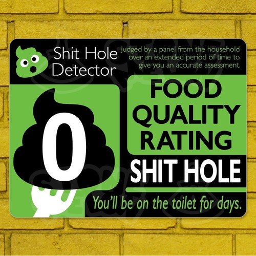 Funny novelty food rating - food,