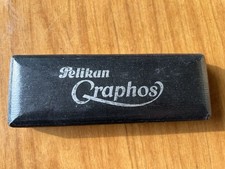 Pelican Graphos Technical Pen In Velvet Lined Case German Calligraphy 12 Nibs
