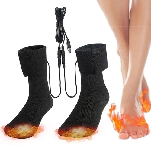 Electric heated socks - heated,
