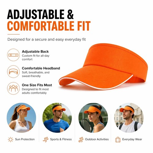 Sun visor cap with peak - sun,