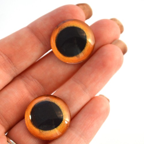 Glass doll eyes - doll, 20mm