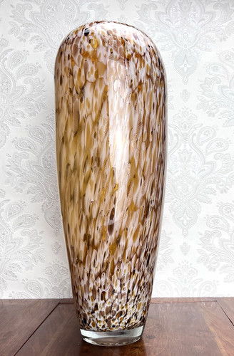 Tall vintage hand blown art - vintage,