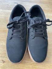 BNNB men’s ETNIES black canvas JAMESON 2 ECO skate shoes, UK8/EU42