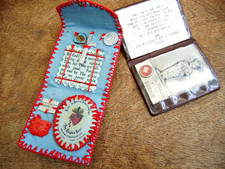 Vtg Catholic Pocket Shrine x2