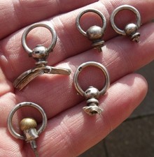 FIVE ANTIQUE SILVER LADIES