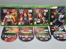 WWE Bundle - Microsoft Xbox One W2K17, W2K19, W2K20 & W2K22 4 Game Set Rare