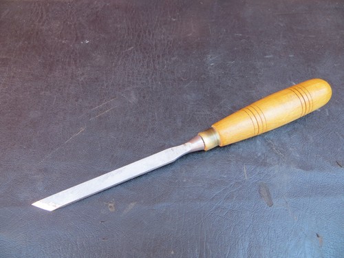 Vintage skew carving gouge - vintage,