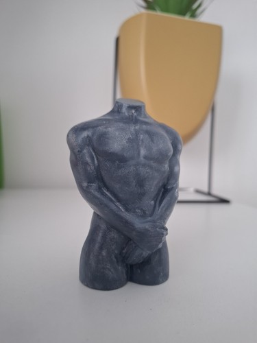 Handmade plaster male figure - handmade,