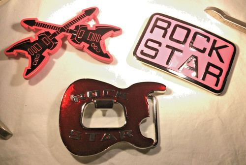 Rock star guitar music - music, enamel