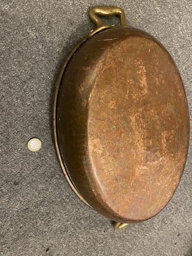 Vintage copper bed warmer pan - vintage,