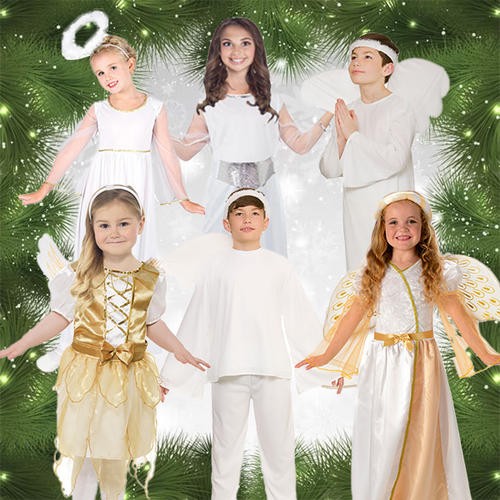 Angel girls boys fancy dress - boys,
