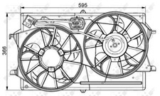 FAN RADIATOR FITS: FORD FOCUS
