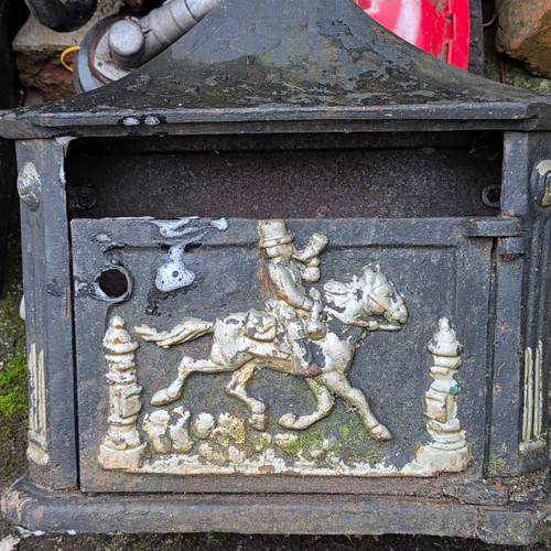 Antique horse postbox - antique,
