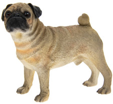 Fawn Pug Dog Ornament Figure