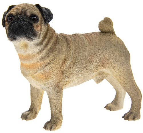 Fawn pug dog ornament - pug, figure