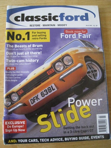 Classic ford magazine mar 2003 - classic,
