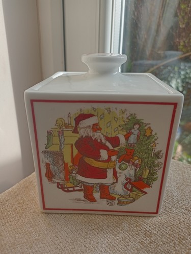 Harrods santa xmas cookie jar - cookie,