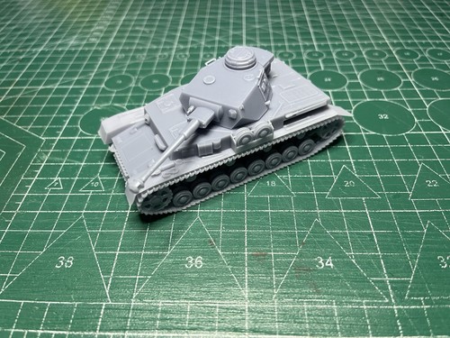 Resin printed panzer tank - resin,