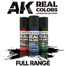 AK Interactive Real Colours Airbrush Lacquer Paint - FULL RANGE