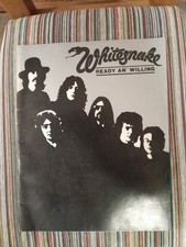 WHITESNAKE READY AN' WILLING 1980 Tour Programme.