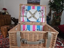 Stylish Wicker Picnic Hamper
