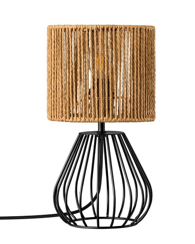 Small rattan table lamp - small,