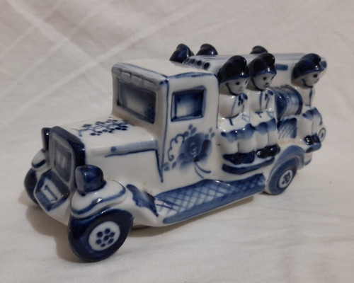 Vintage gzhel porcelain fire - vintage,
