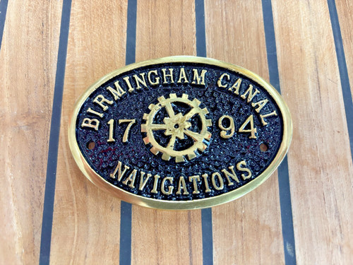 Birmingham canal 1794 brass - birmingham,