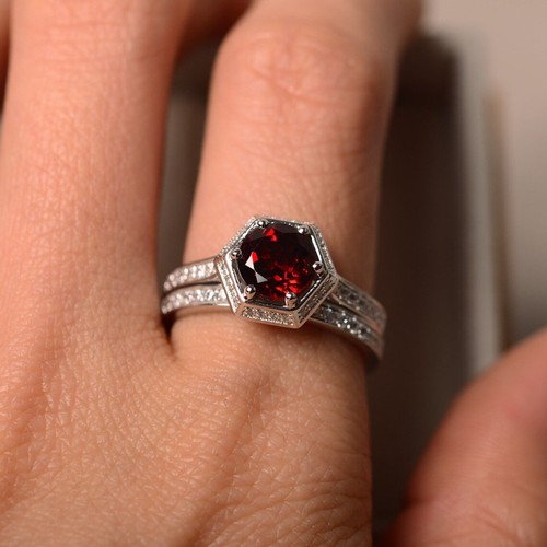 925 sterling silver garnet - 925,