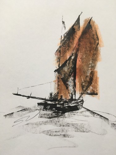 Cornish lugger original - cornish,