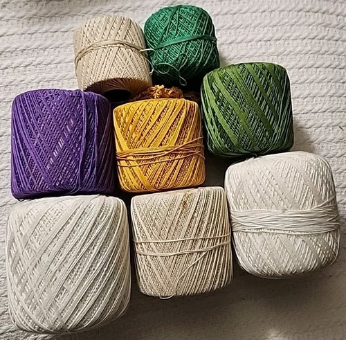 Mixed lot crochet thread - crochet,