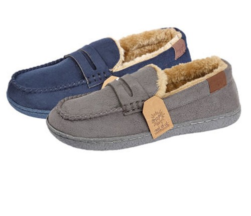 Mens fleece lined - fleece, moccasin
