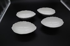 Set 4 Vintage White Ceramic