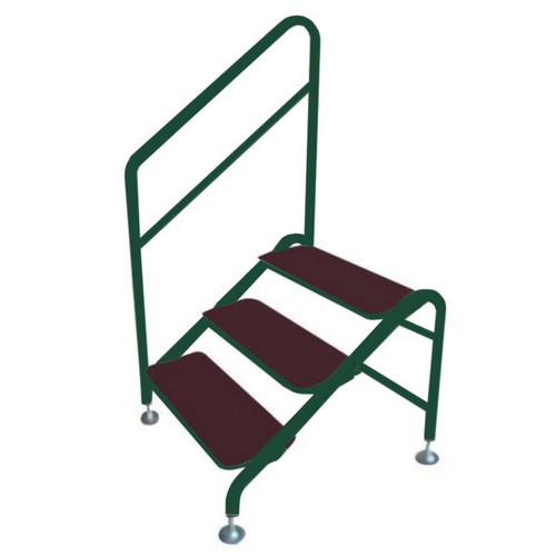 Caravan steps handrail - steps, green