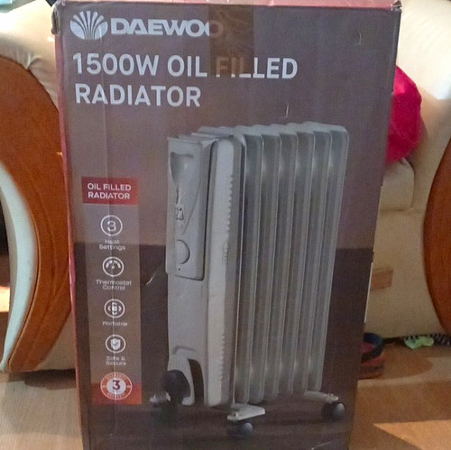 Daewoo oil filled radiator - daewoo,