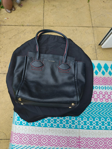 Lulu guinness black pebbled - guinness,
