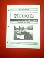 KUBOTA TRACTOR 3 BAGGER GRASS