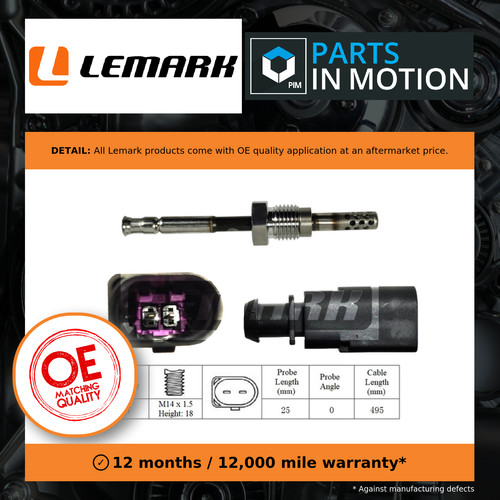 Exhaust temperature sensor - exhaust,