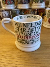 BN Emma Bridgewater ‘Put Up The Christmas Tree’ Half Pint Mug